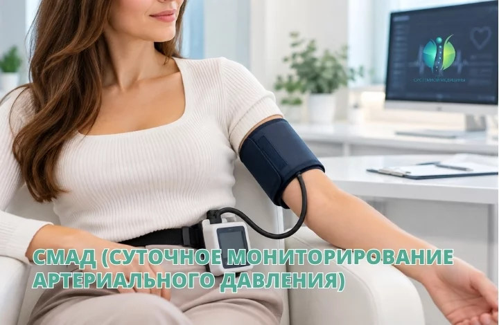 Контроль артериального давления в течение суток в Центре Системной Медицины
